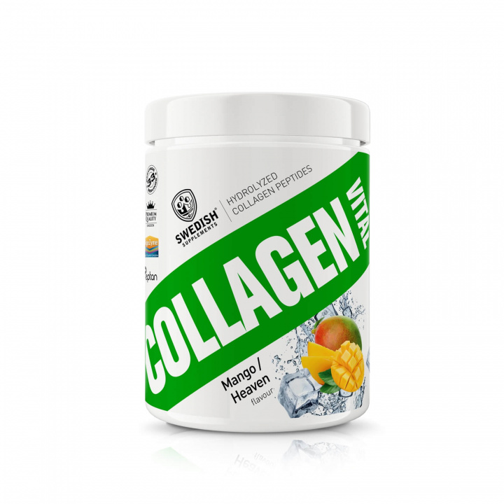 Tjek SS Collagen Vital, 400 g, Mango Heaven på SportGymButikken.dk