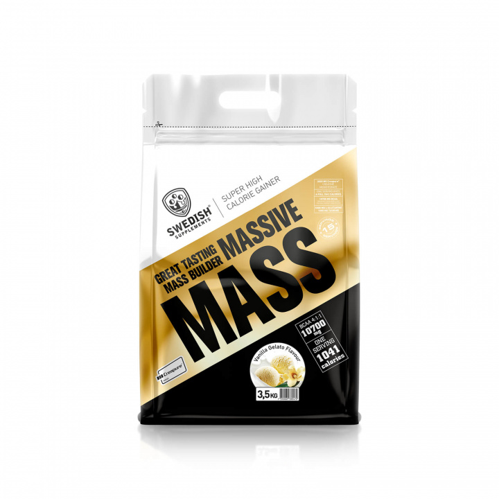 Tjek Massive Mass, 3,5 kg, Vanilla Gelato ud på SportGymButikken.dk