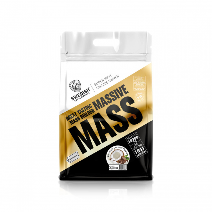 Tjek Massive Mass, 3,5 kg, Chokolade Kokos på SportGymButikken.dk