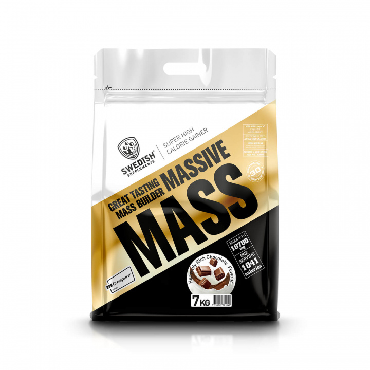 Tjek Massive Mass, 7 kg, Heavenly Rich Chocolate ud på SportGymButikken.dk