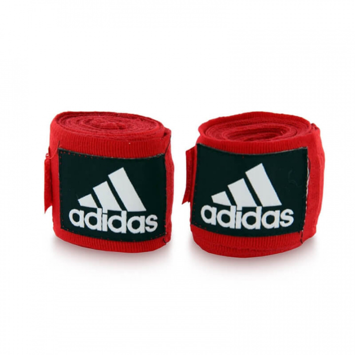 Se Boxing Hand Wraps, rød, 255 cm, Adidas på SportGymButikken.dk