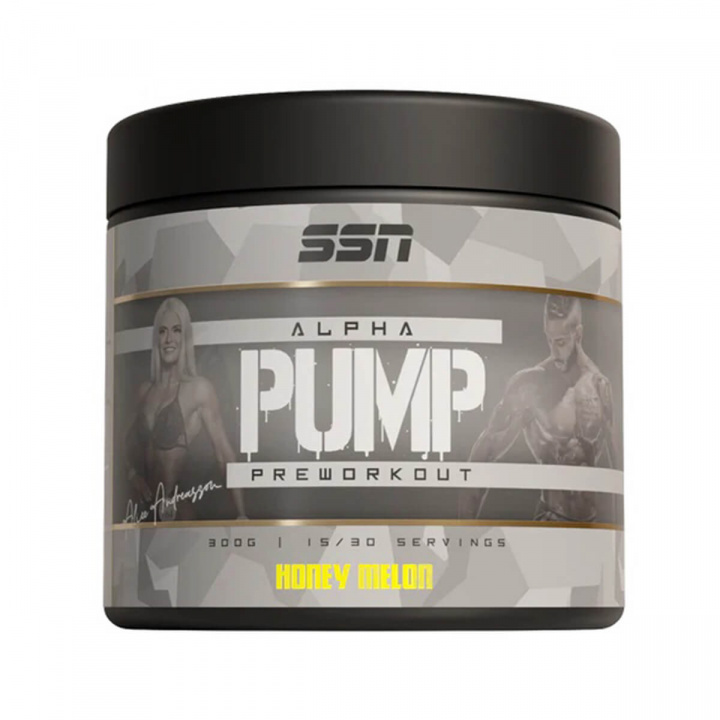 Tjek Alpha Pump, 300 g, Honningmelon på SportGymButikken.dk