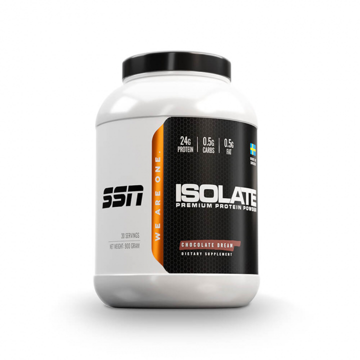 Tjek Isolate Protein, 900 g, Swedish Sports Nutrition på SportGymButikken.dk