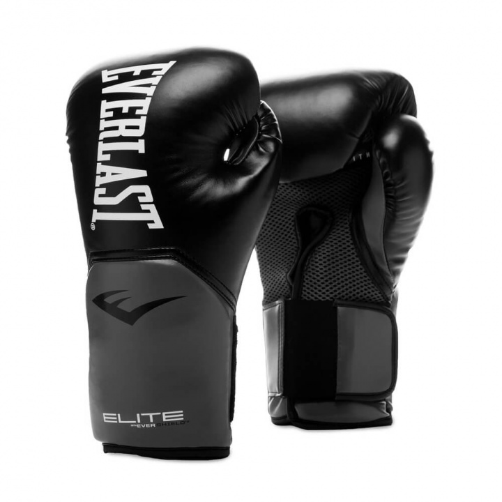 Tjek Elite Pro Style Glove, sort, Everlast på SportGymButikken.dk