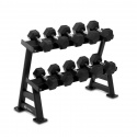 Dumbbellrack Maxi Set Hex, 5-par: 10 - 20 kg, Abilica