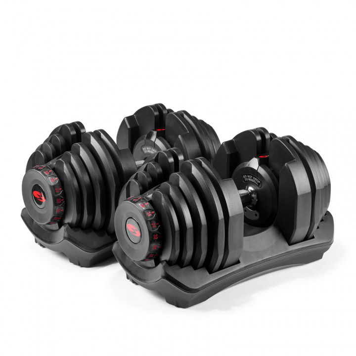 Tjek SelectTech 1090i, 2 x 4-41 kg, sort/rød, Bowflex hos SportGymButiken.s