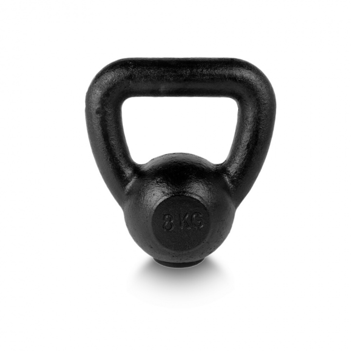 Tjek Kettlebell Black 8 kg, Tunturi ud på SportGymButikken.dk