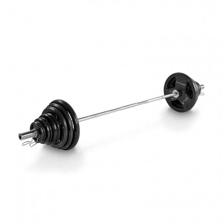 Se Olympic Barbell Set Tri-Grip 100 kg, Tunturi på SportGymButikken.dk