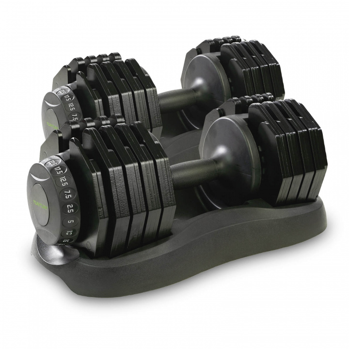 Tjek Selector Dumbbells 2 x 2,5-25 kg, Tunturi på SportGymButikken.dk