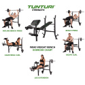 Træningsbænk Weight Bench WB40, Tunturi