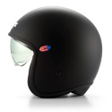 Motorcykelhjelm Pilot, matte black, Blauer