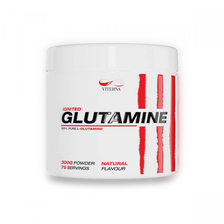 Tjek Ignited Glutamine, 300 g, Viterna på SportGymButikken.dk